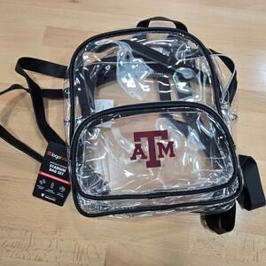 Texas A&M Aggies Clear Stadium Backpack Logo Brands NCAA College